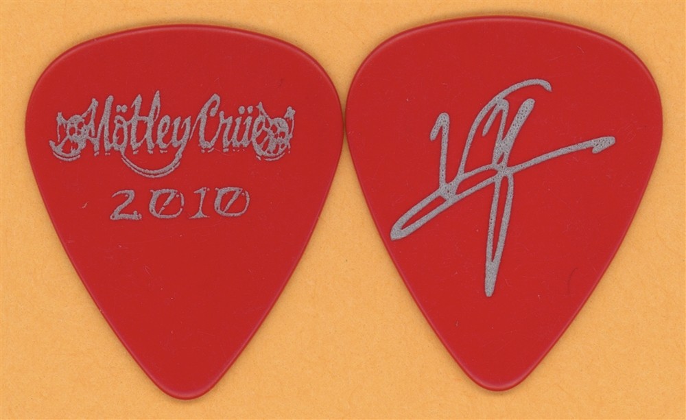 Motley Crue Vince Neil Vintage Guitar Pick - 2010 Dr. Feelgood 20th Tour