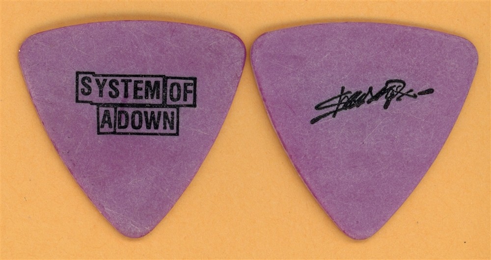 System of a Down Shavo Odadjia Vintage Guitar Pick - 2002 Toxicity Tour