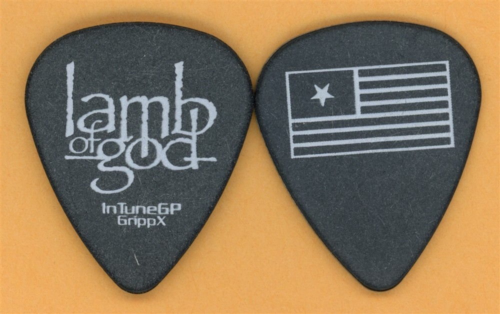 Lamb of God Mark Morton Vintage Guitar Pick - 2012 Resolution Tour