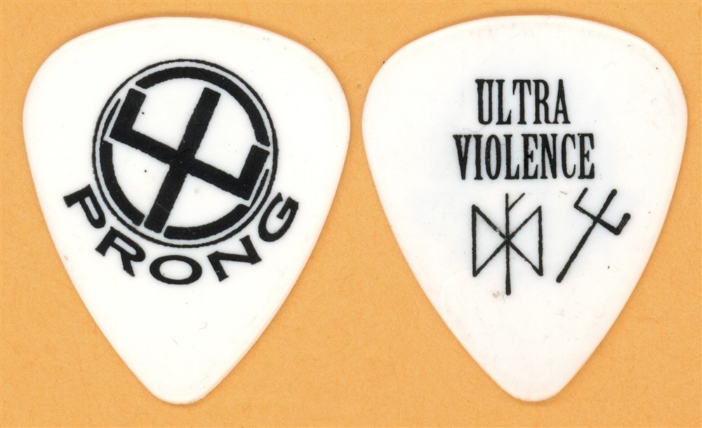 Prong Paul Raven Ultra Violence Vintage Guitar Pick - 1994 Cleansing Tour