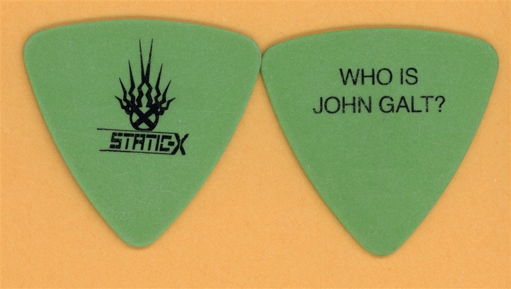 Static X Tripp Eisen Vintage Guitar Pick - 2005 Tour