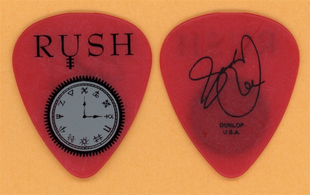 Rush Geddy Lee Vintage Guitar Pick - 2010 Time Machine Tour