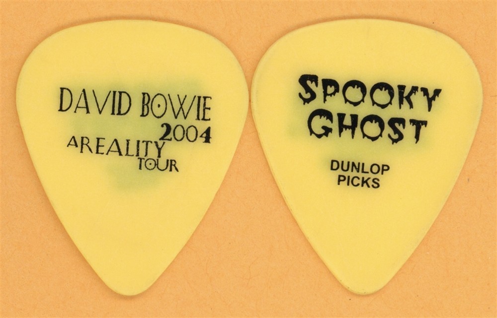 David Bowie Gerry Leonard Vintage Guitar Pick - 2004 A Reality Tour