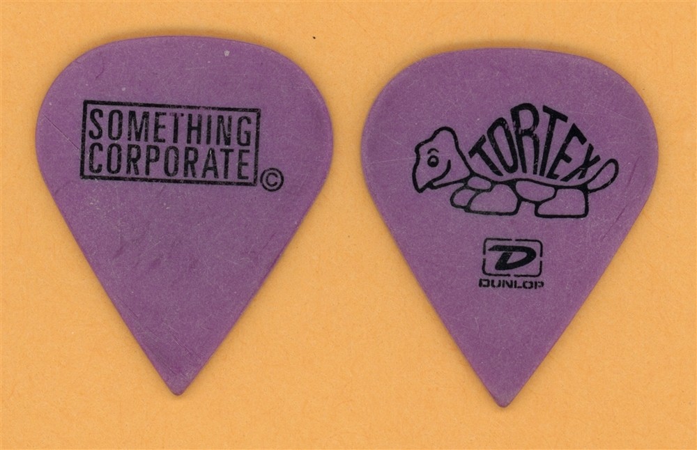 Something Corporate Josh Partington Vintage Guitar Pick - 2002 Tour