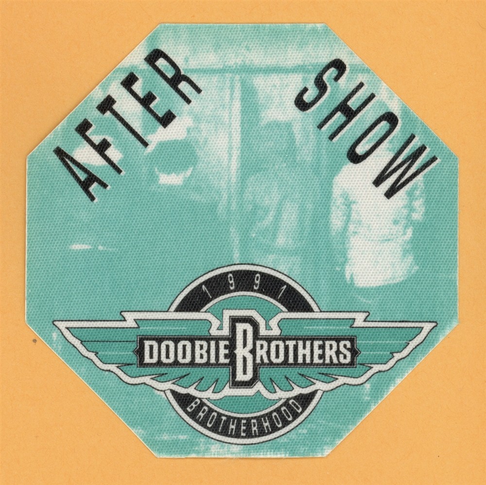 Doobie Brothers 1991 Brotherhood Concert Tour AFTER SHOW Backstage Pass