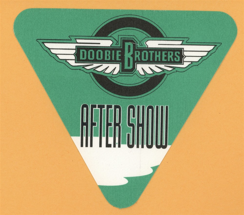 Doobie Brothers 2007 Concert Tour AFTER SHOW Backstage Pass