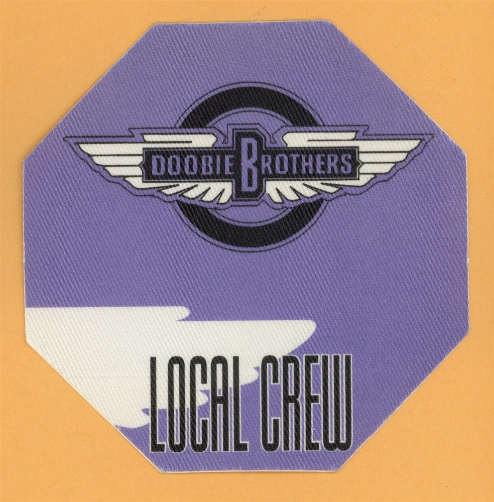 Doobie Brothers 2007 Concert Tour CREW Backstage Pass