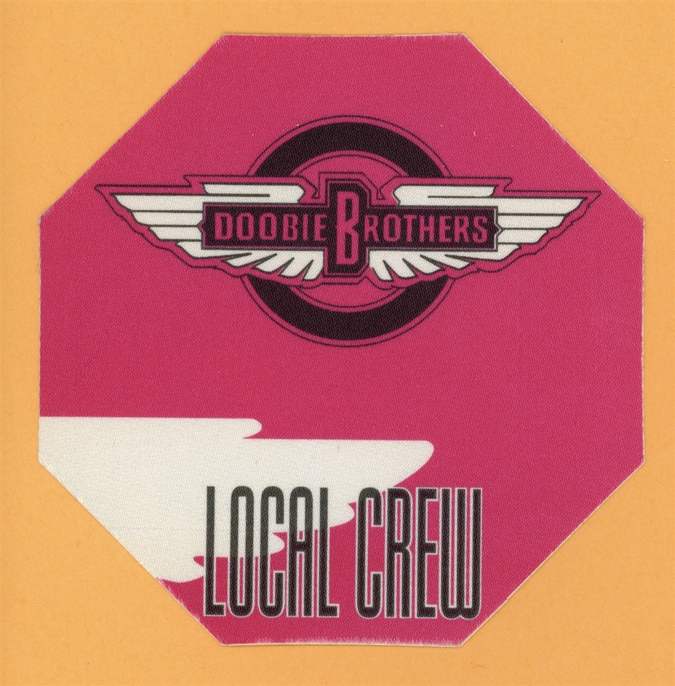 Doobie Brothers 2007 Concert Tour CREW Backstage Pass