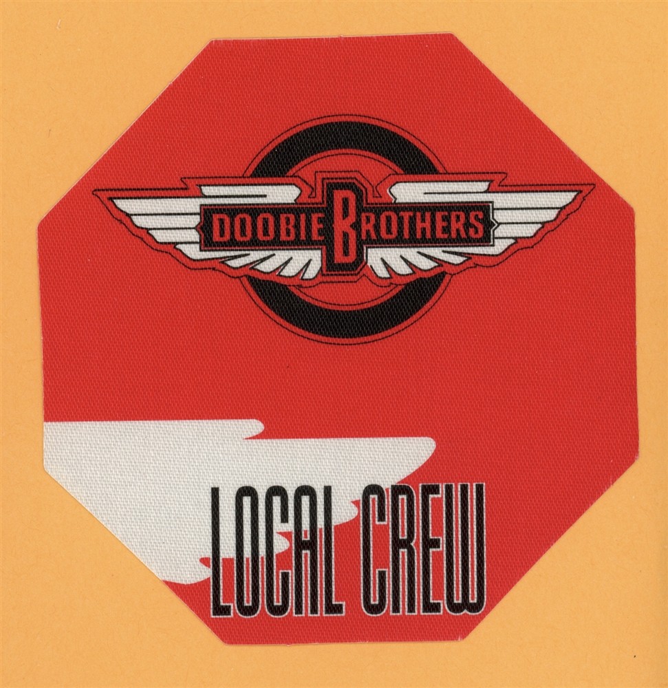 Doobie Brothers 2007 Concert Tour CREW Backstage Pass