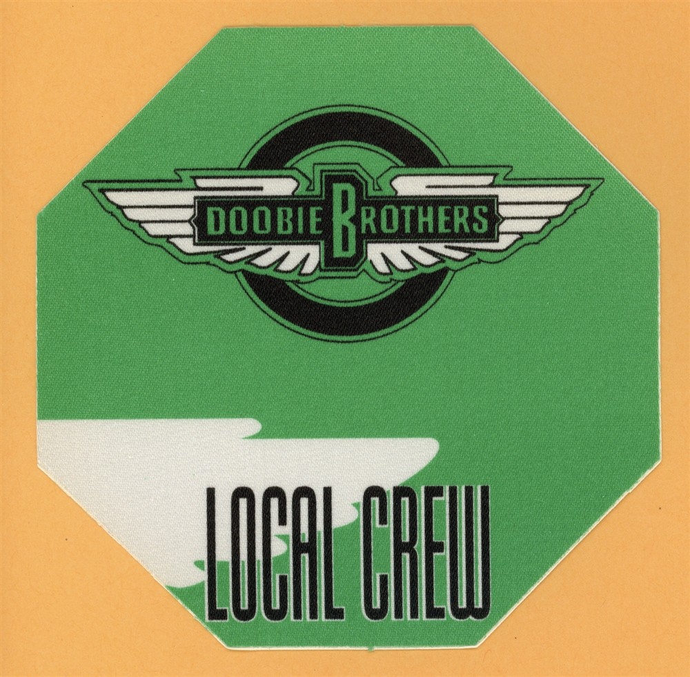 Doobie Brothers 2007 Concert Tour CREW Backstage Pass