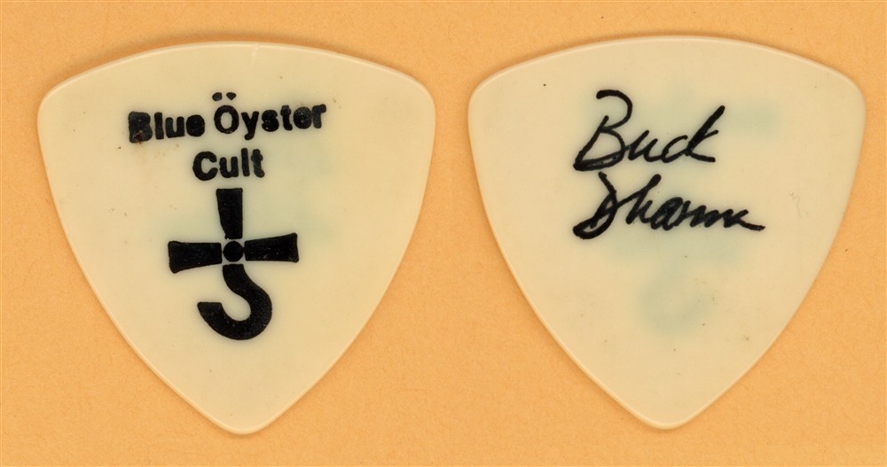 Blue Oyster Cult Buck Dharma Vintage Guitar Pick - 1982 Unknown Origin Tour