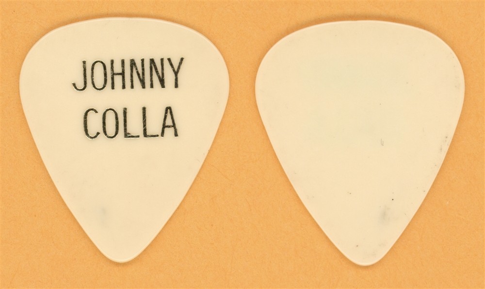 Huey Lewis & The News Johnny Colla Vintage Guitar Pick - 1986 Four! Tour