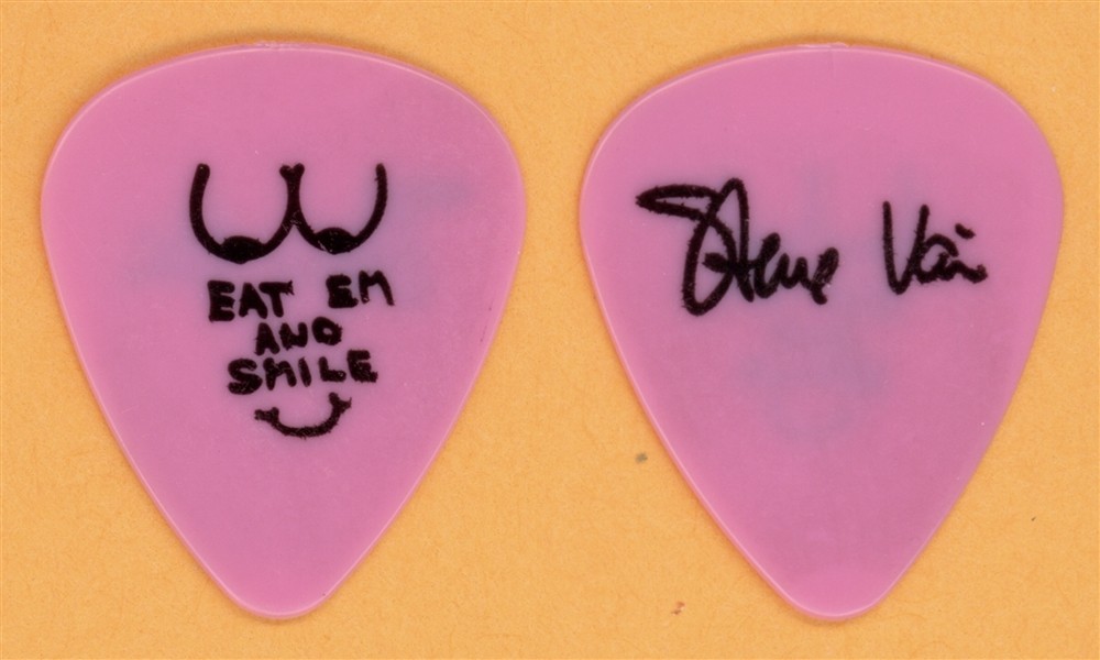 David Lee Roth Steve Vai Vintage Guitar Pick - 1986 Eat Em and Smile Tour