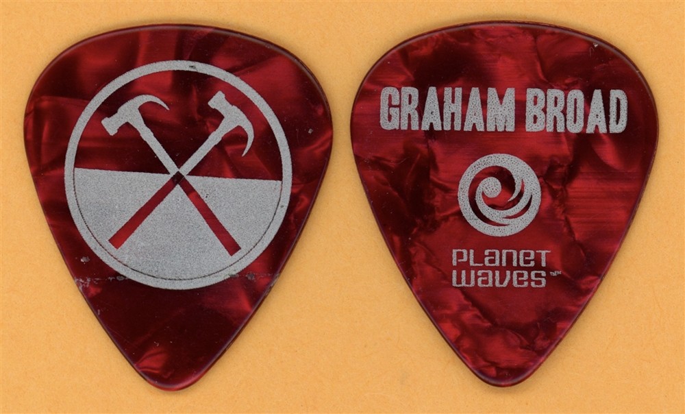 Pink Floyd Roger Waters Graham Broad Vintage Guitar Pick - 2010 The Flesh Tour