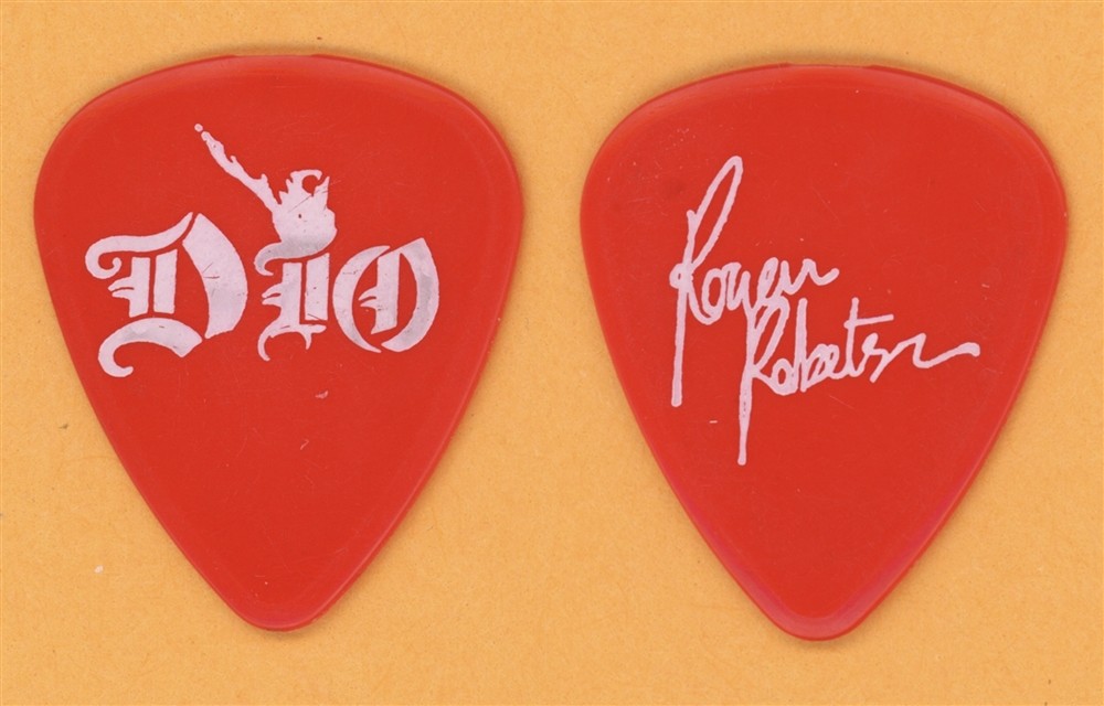 Dio Rowan Robertson Authentic Vintage Guitar Pick - 1986 Tour