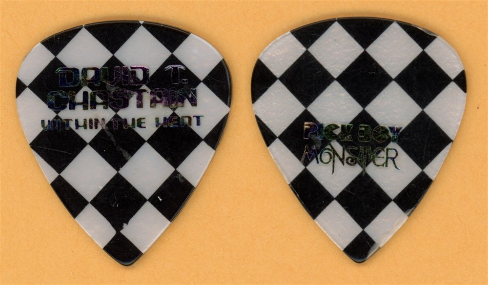David Chastain Vintage Guitar Pick - 1990 Within The Heat Tour