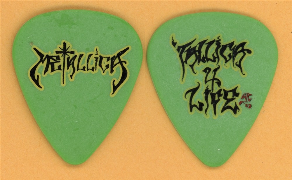 Metallica 2004 St. Anger tour Tallica 4 Life James Hetfield Guitar Pick RARE