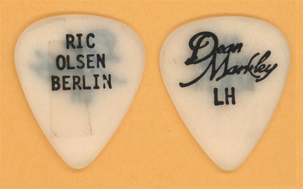 Berlin Ric Olsen Vintage Guitar Pick - 1982 Pleasure Victim Tour