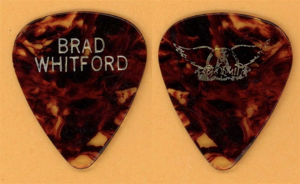 Aerosmith Brad Whitford Vintage Guitar Pick - 1985 Done With Mirrors Tour