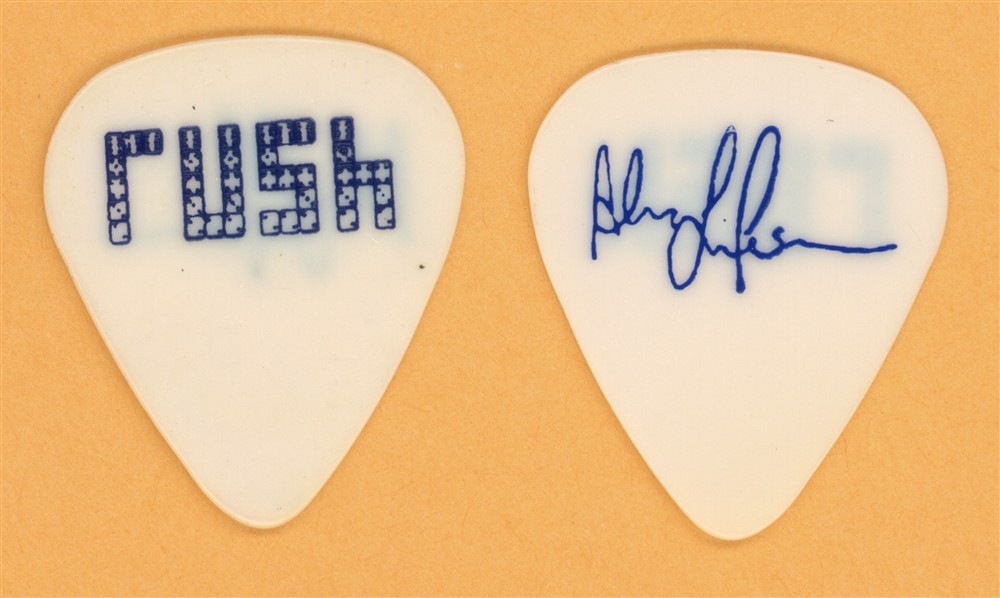 Rush Alex Lifeson Vintage Guitar Pick - 1991 Roll the Bones Tour