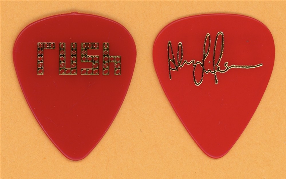 Rush Alex Lifeson Vintage Guitar Pick - 1991 Roll the Bones Tour