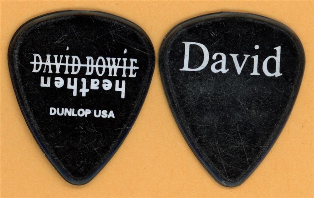 David Bowie Vintage Guitar Pick - 2002 Heathen Tour