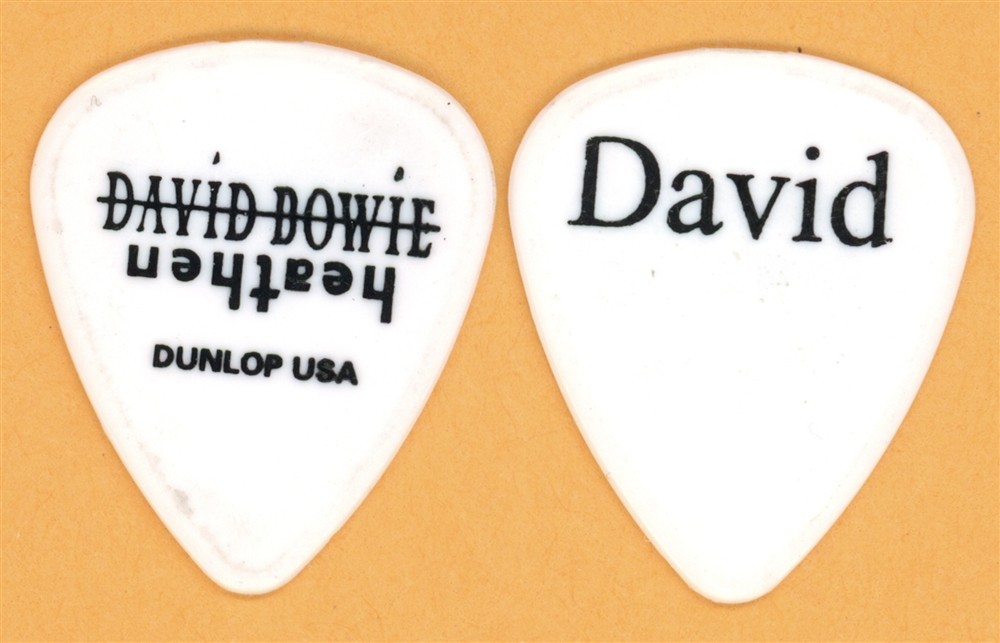 David Bowie Vintage Guitar Pick - 2002 Heathen Tour