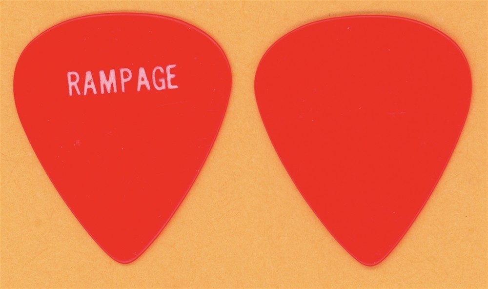 Helloween Roland Grapow Rampage Authentic Guitar Pick - 1984 Tour