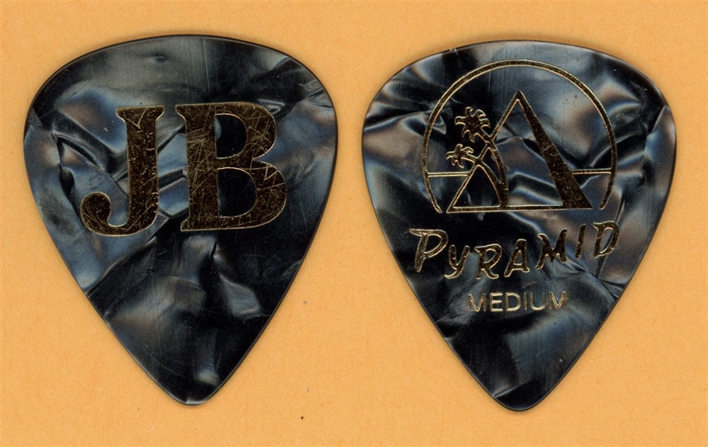 Bon Jovi JB Rare Prototype Black Pearl Print Guitar Pick - 2003 Bounce Tour