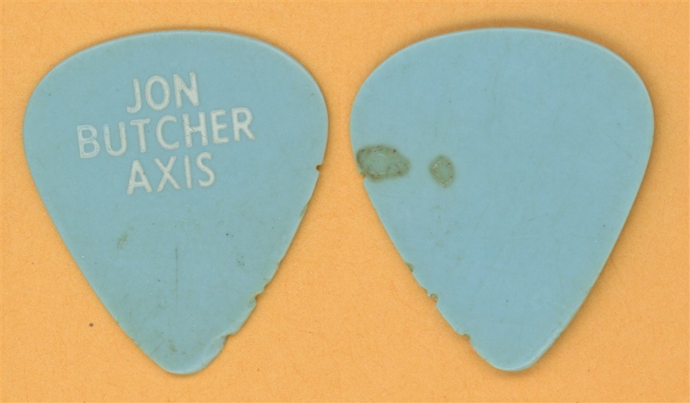 Axis Jon Butcher Vintage Guitar Pick - 1983 US Tour - Stage Used