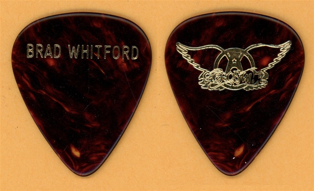 Aerosmith Brad Whitford Vintage Guitar Pick - 1985 Done With Mirrors Tour