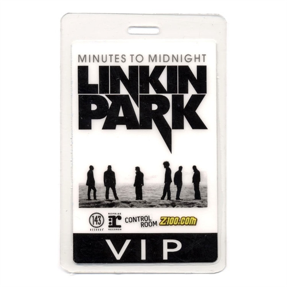 Linkin Park 2007 Laminated Backstage Pass Tour Chester Bennington