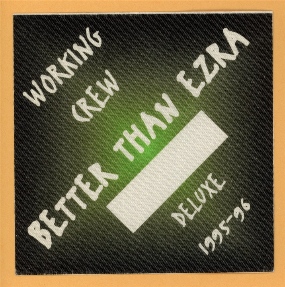 Better Than Ezra 1995 Concert Tour WORKING Backstage Pass