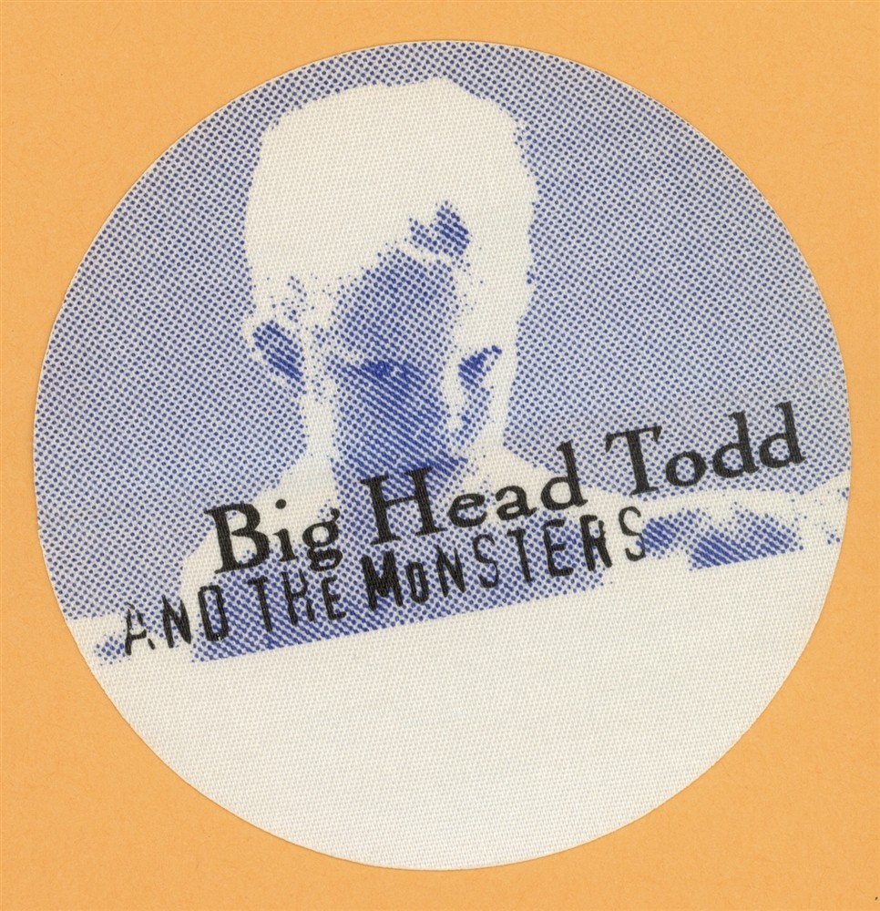 Big Head Todd and The Monsters Concert Tour Backstage Pass