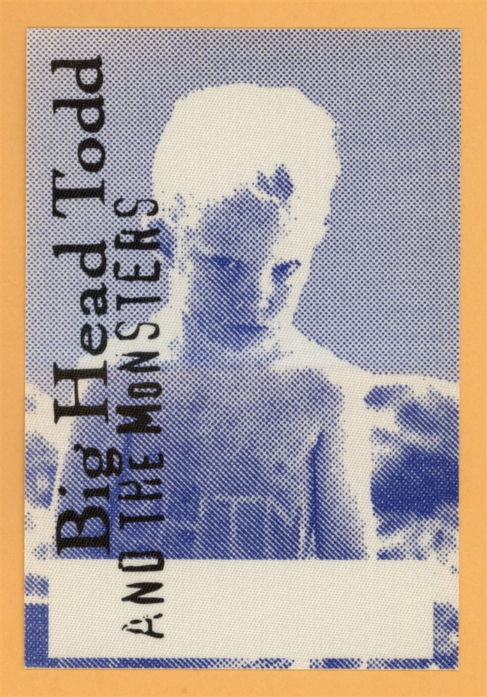 Big Head Todd and The Monsters Concert Tour Backstage Pass