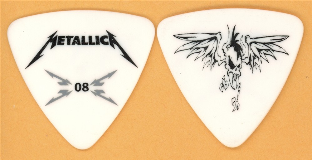 Metallica Robert Trujillo Vintage Guitar Pick - 2008 Death Magnetica Tour