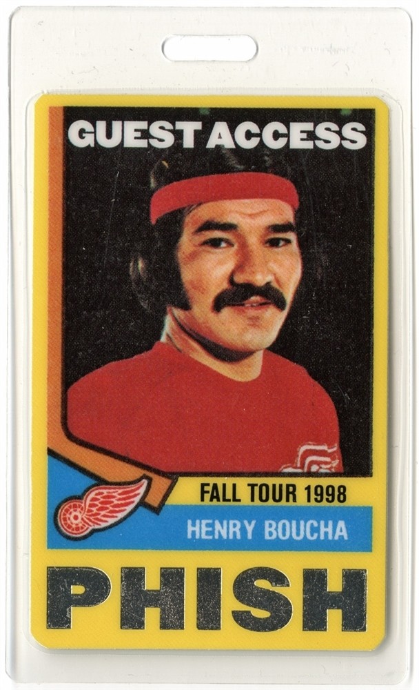 Phish 1998 The Story of the Ghost Concert Laminated Backstage Pass Henry Boucha