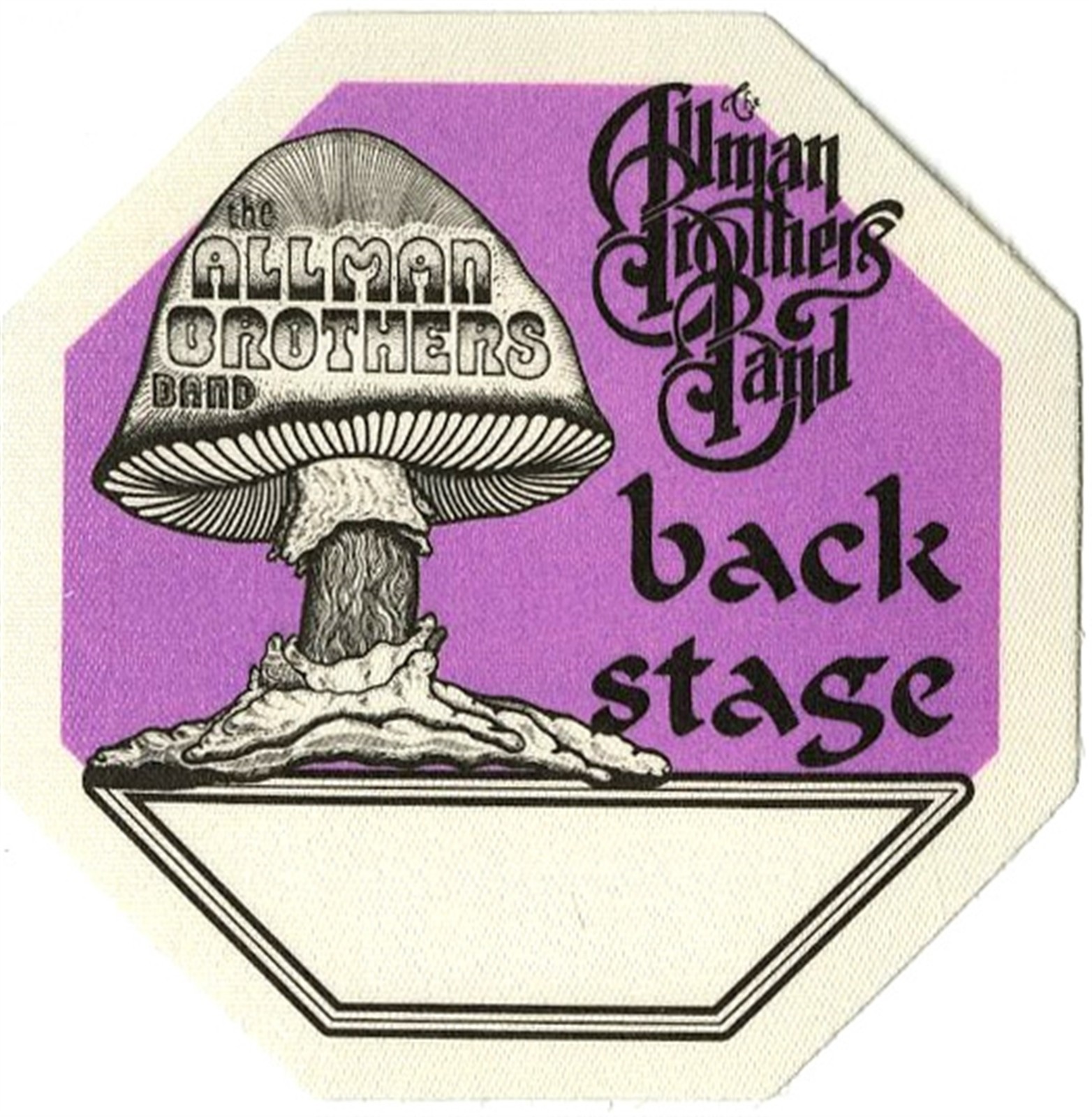 Allman Brothers 1996 Concert Tour Backstage Pass
