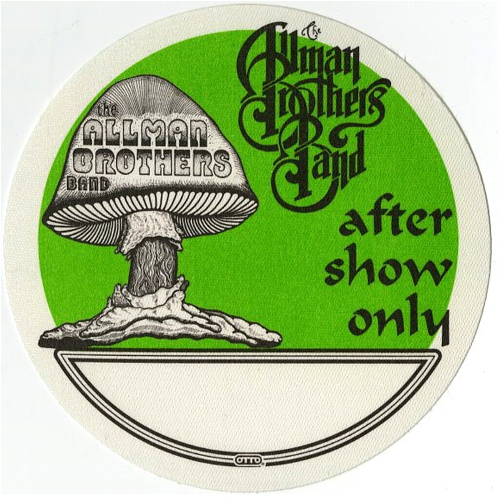 Allman Brothers 1996 Concert Tour After Show Backstage Pass