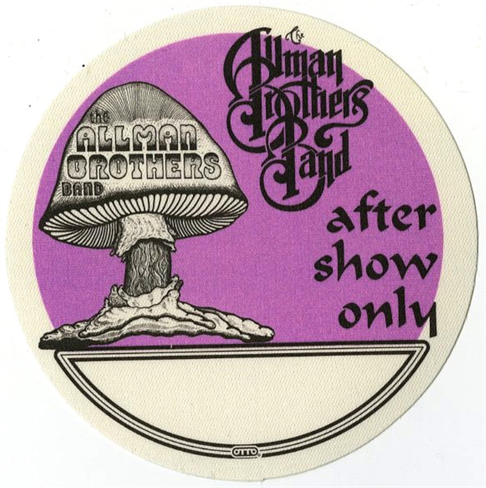 Allman Brothers 1996 Concert Tour After Show Backstage Pass