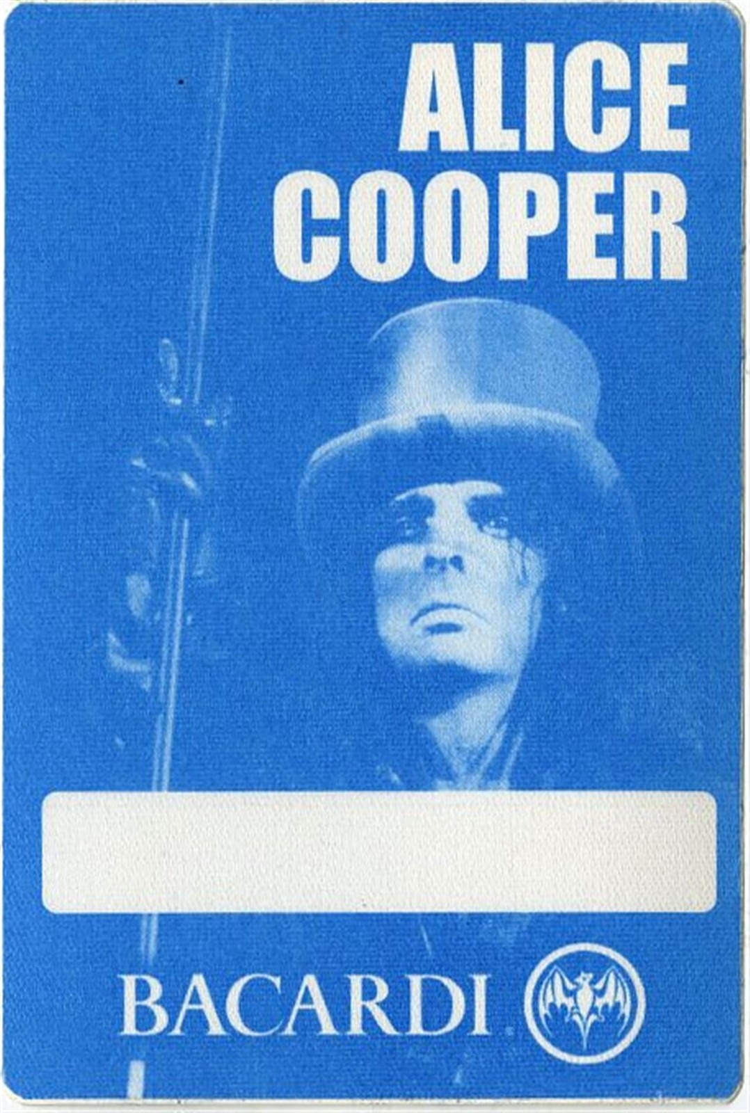 Alice Cooper 1997 Rock N' Roll Carnival Concert Tour Working Backstage Pass