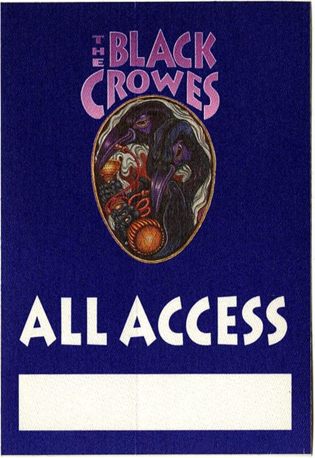 Black Crowes 1993 High as the Moon Concert Tour All Access Backstage Pass