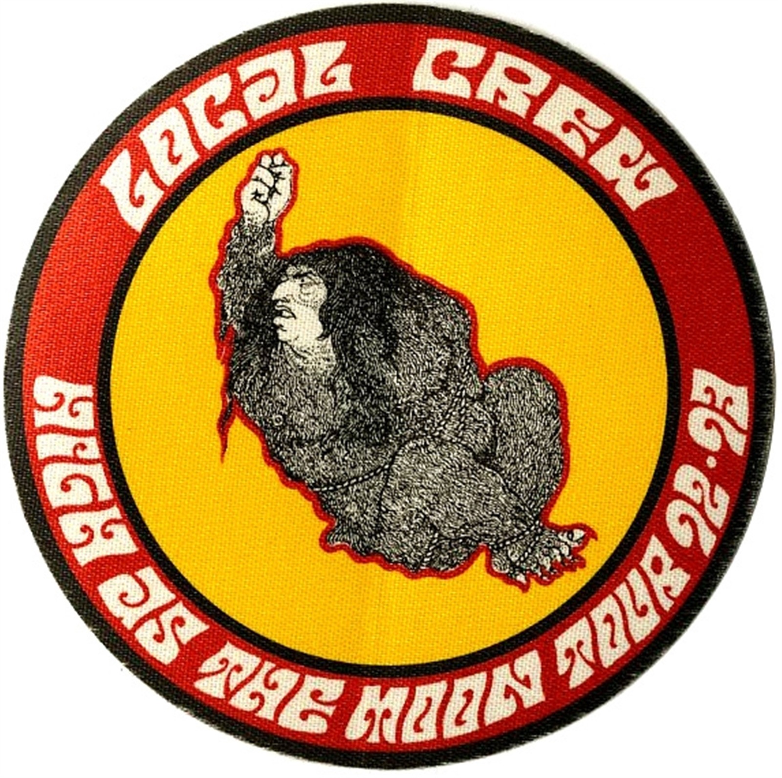 Black Crowes 1992 High as the Moon Concert Tour Local Crew Backstage Pass