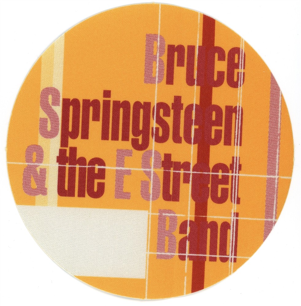 Bruce Springsteen 1997 Concert Tour Guest Backstage Pass