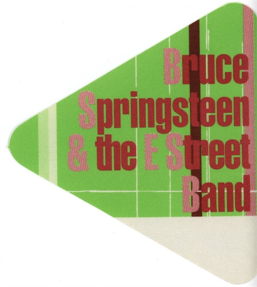 Bruce Springsteen 1997 Concert Tour After Show Backstage Pass