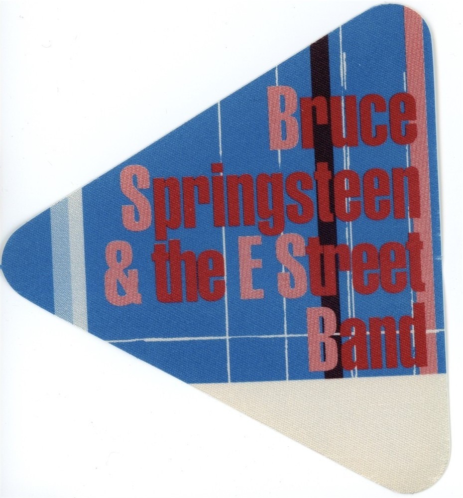 Bruce Springsteen 1997 Concert Tour After Show Backstage Pass