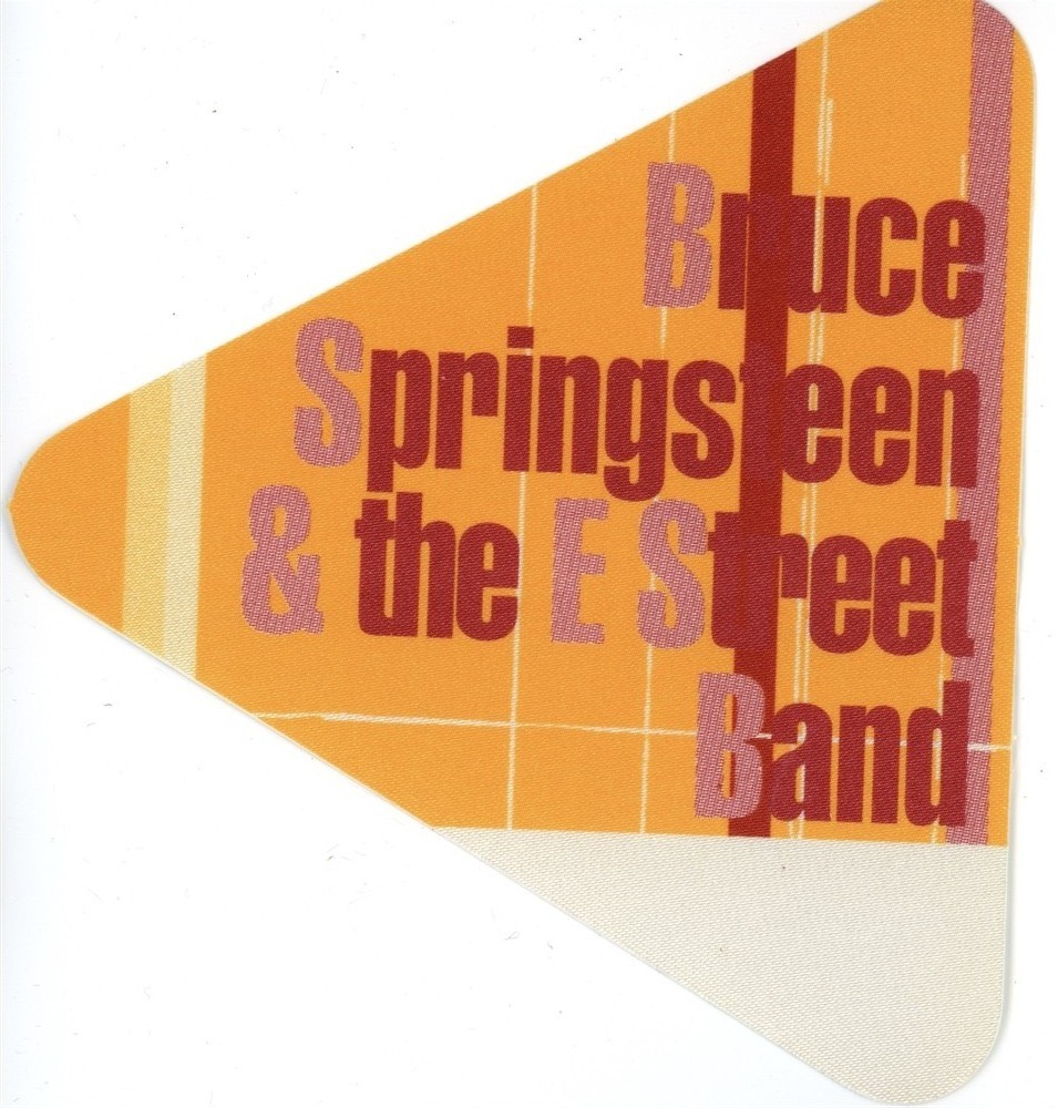 Bruce Springsteen 1997 Concert Tour After Show Backstage Pass