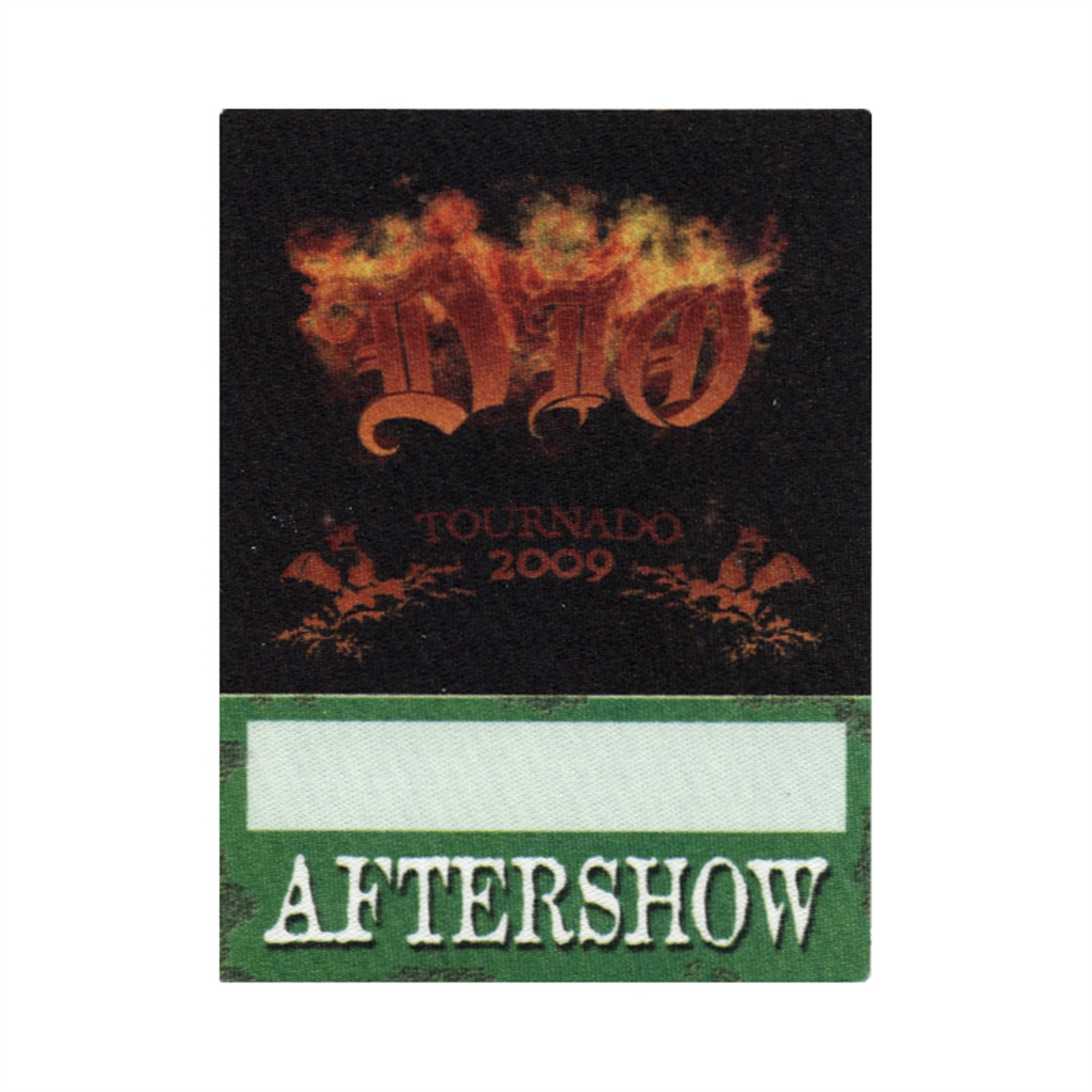 Dio 2009 Tournado Concert Tour After Show Backstage Pass