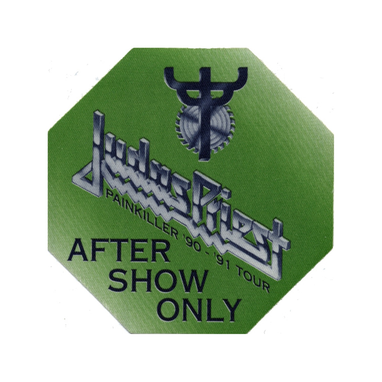 Judas Priest 1990 Painkiller Concert Tour Aftershow Backstage Pass