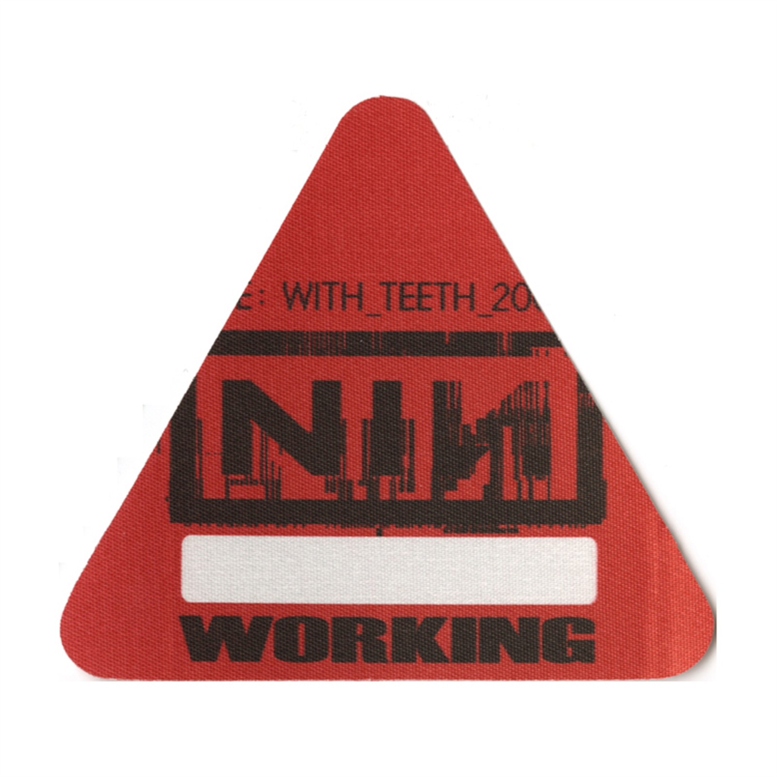 Nine Inch Nails 2005 Live: With Teeth Concert Tour Working Backstage Pass